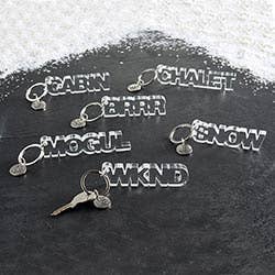 Face To Face Acrylic Word Key Chain - Mogul