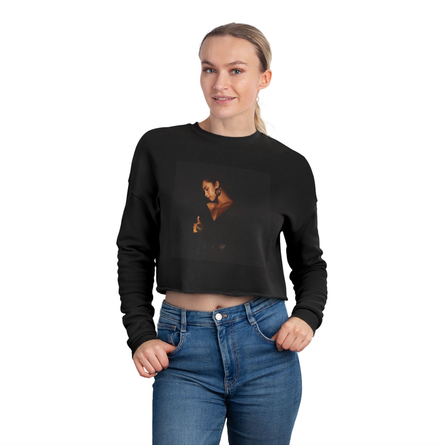 “Diamond Life” Graphic Women's Cropped Sweatshirt