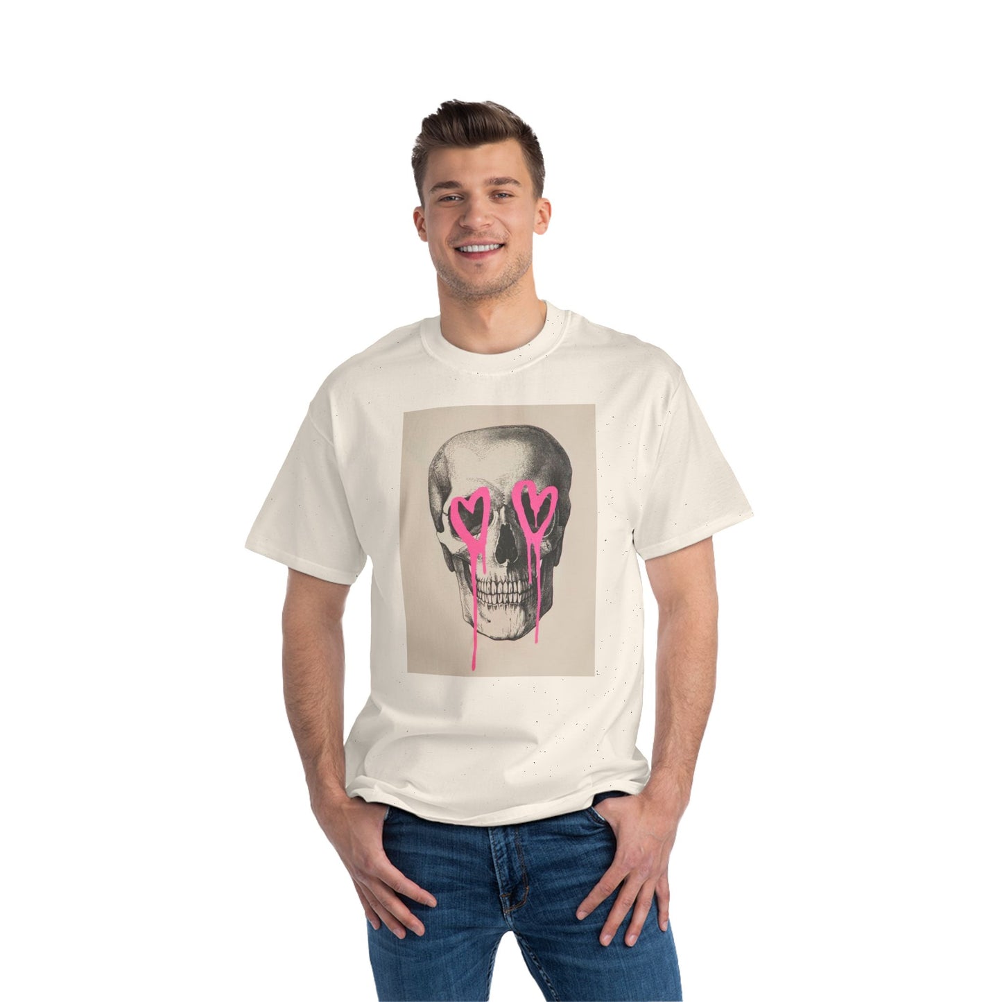 Stylish Skull Art T-Shirt, Gothic Fashion, Unique Graphic Tee, Casual Wear, Gift for Art Lovers, Creative Streetwear