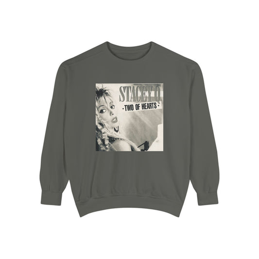 Vintage Pop Art Sweatshirt — "Two of Hearts" Graphic Crewneck