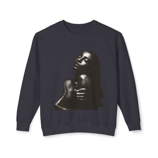 “No Ordinary Icon” Graphic Unisex Lightweight Crewneck Sweatshirt