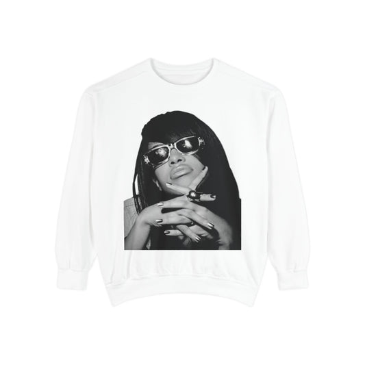 “Black Diamond” Graphic Unisex Garment-Dyed Sweatshirt