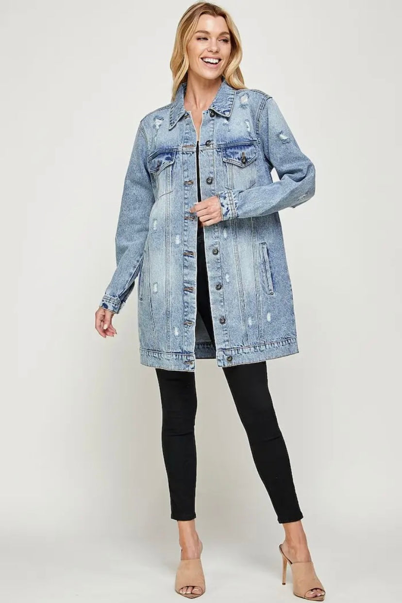 Long Denim Jacket