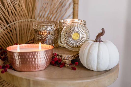 Pumpkin Chai 15oz Shimmer Candle 2 wick