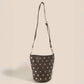 Studded Leather Bucket Bag