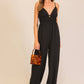 Airflow Tie-Back Wide Leg Jumpsuit