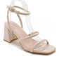 Trendy heeled sandal with strap H8-902