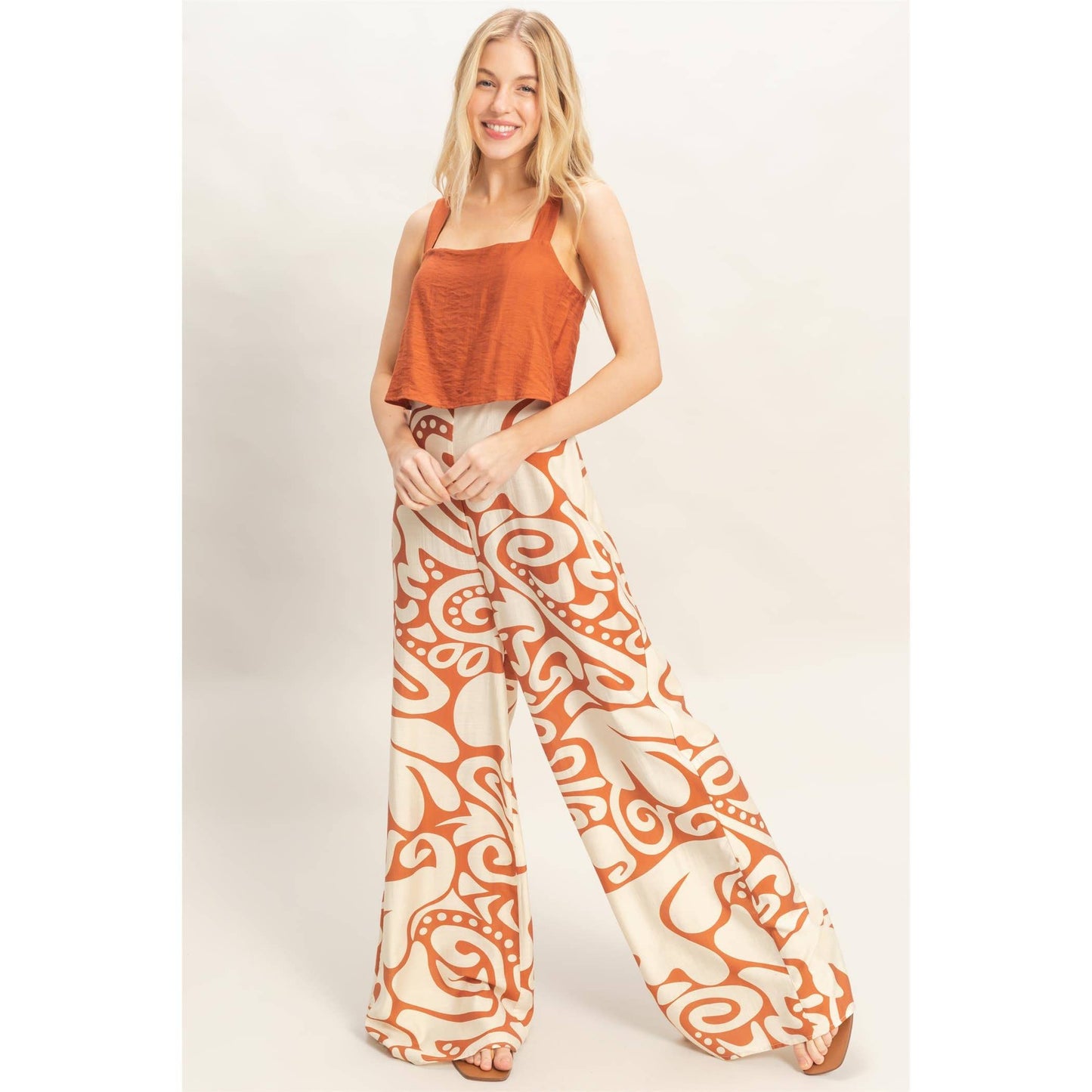 Strapless Print Jumpsuit