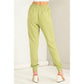 DZ23A546-Linen Drawstring Jogger Pants