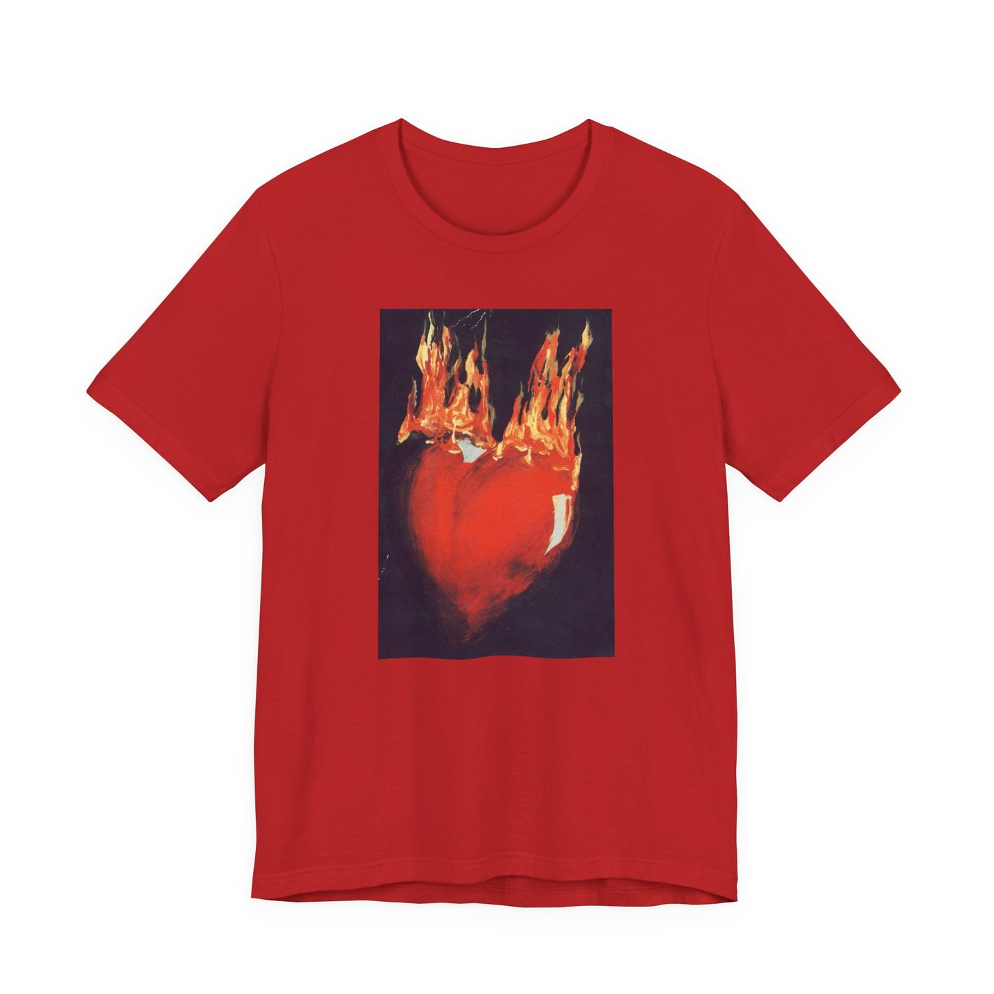 Burning Love Unisex Jersey Short Sleeve Tee