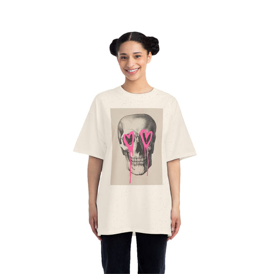 Stylish Skull Art T-Shirt, Gothic Fashion, Unique Graphic Tee, Casual Wear, Gift for Art Lovers, Creative Streetwear