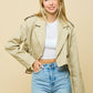 2509 - CROPPED TRENCH JACKET