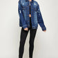 OVERSIZED COTTON DENIM JACKET