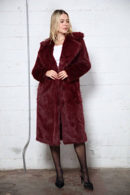 Vivian Faux Fur Overcoat