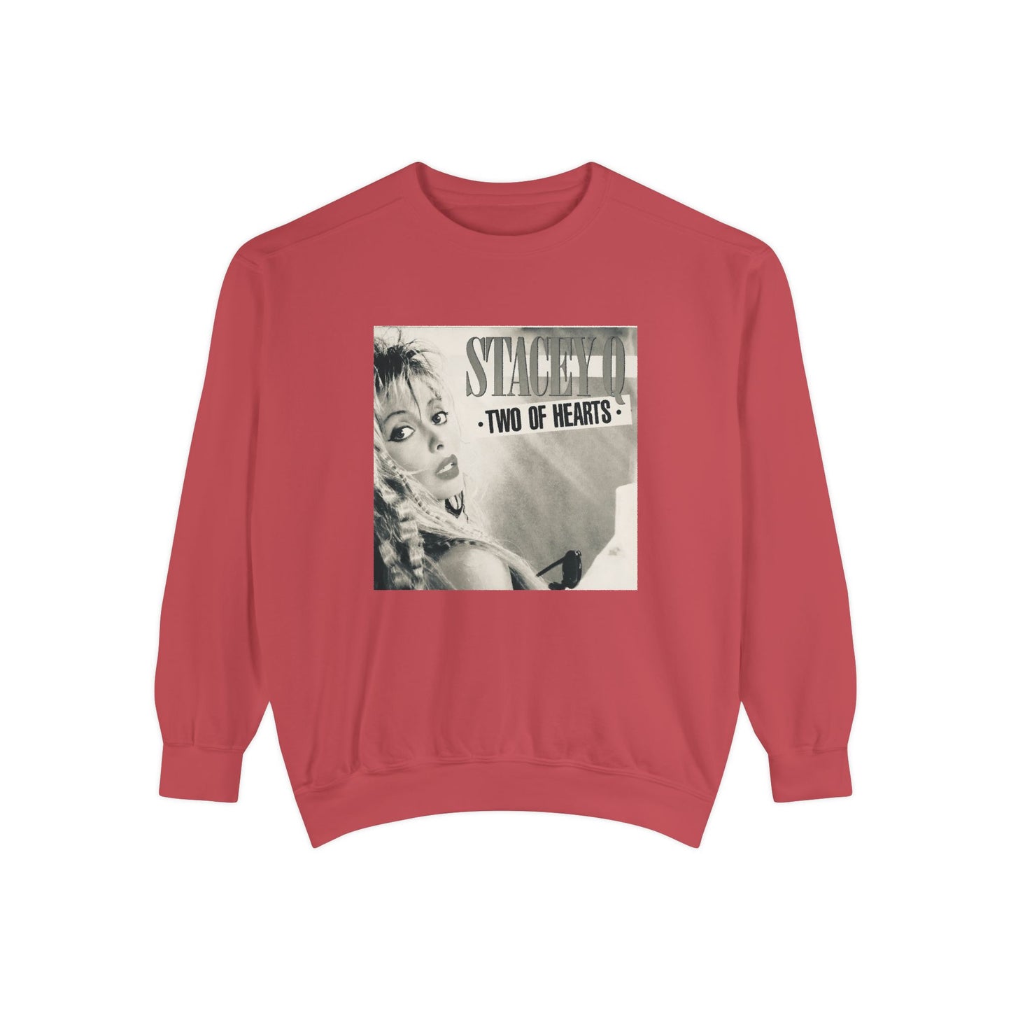 Vintage Pop Art Sweatshirt — "Two of Hearts" Graphic Crewneck