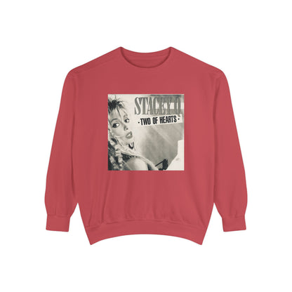 Vintage Pop Art Sweatshirt — "Two of Hearts" Graphic Crewneck