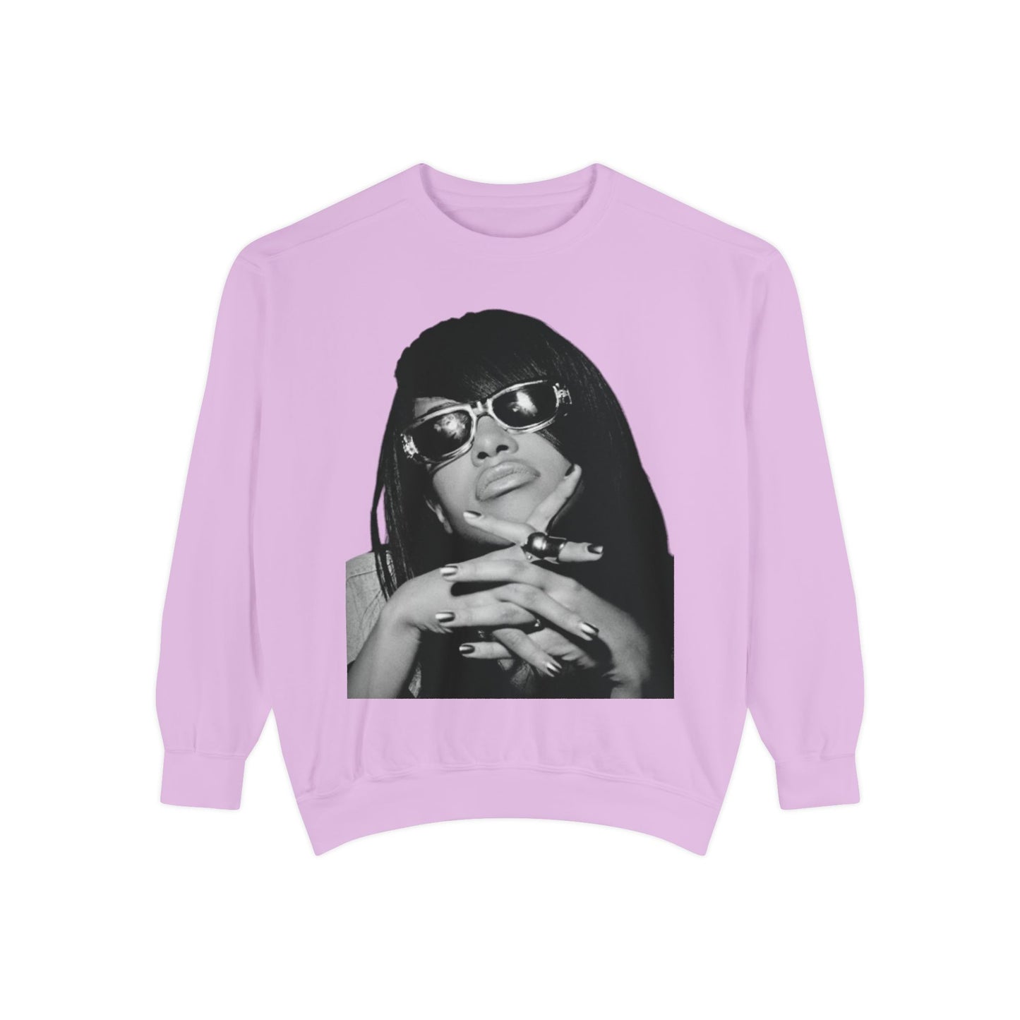 “Black Diamond” Graphic Unisex Garment-Dyed Sweatshirt
