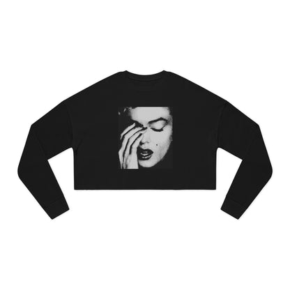 “Diamonds and Dreams” Graphic Women's Cropped Sweatshirt