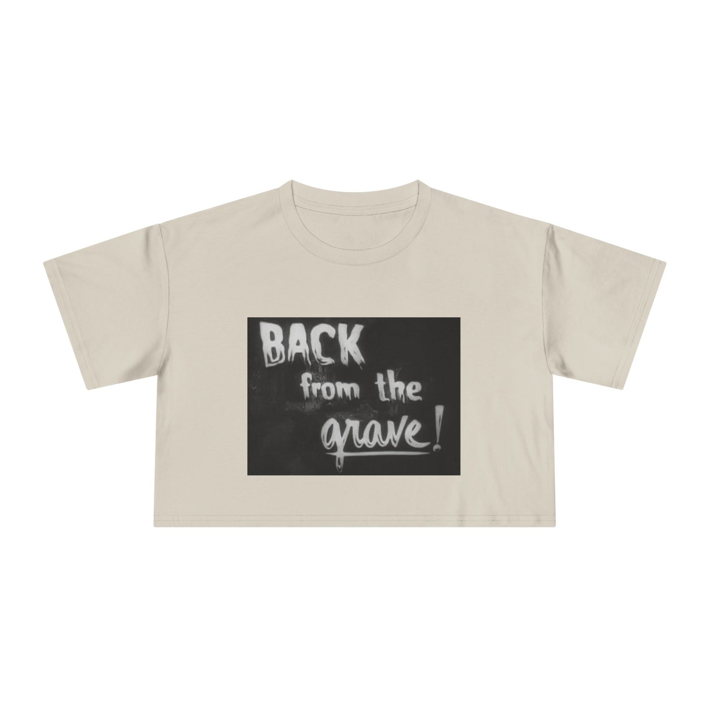 Spooky Fun Women's Crop Tee - Perfect for Halloween, Ghost Lovers, and Casual Style, Statement Shirt, Fashion Tee, Everyday Wear