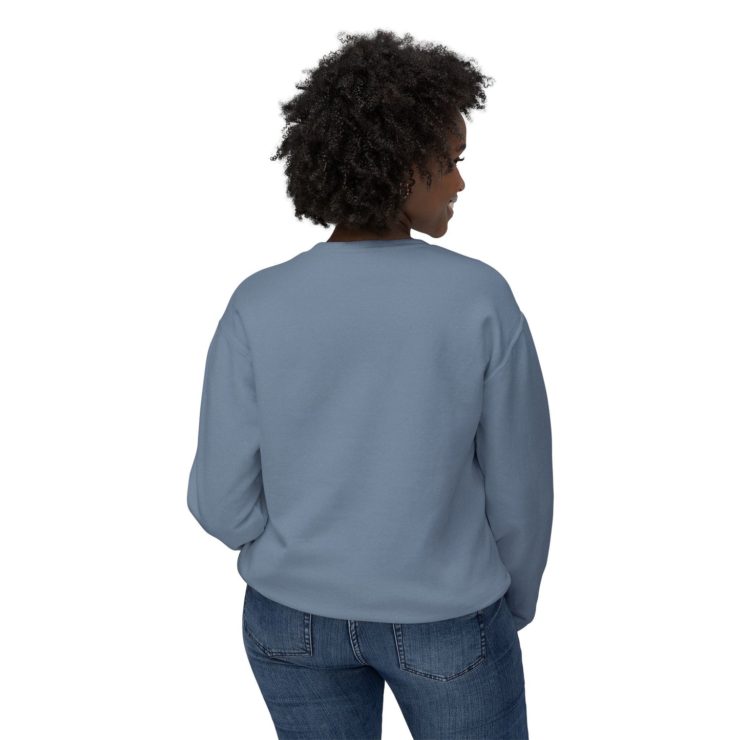 Bem Feito Crewneck Sweatshirt — Portuguese Floral Tile Design