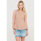 Sleeveless Open Back Peplum Top