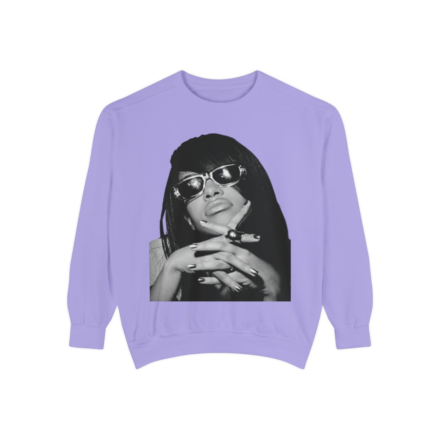“Black Diamond” Graphic Unisex Garment-Dyed Sweatshirt