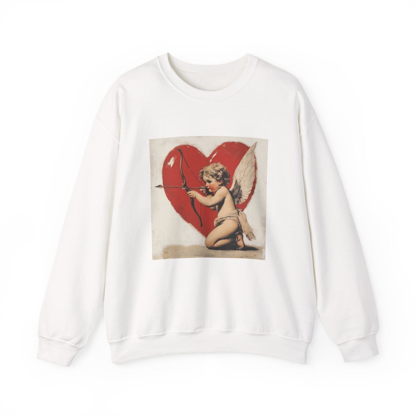 Cupid Vintage Heart Crewneck Sweatshirt