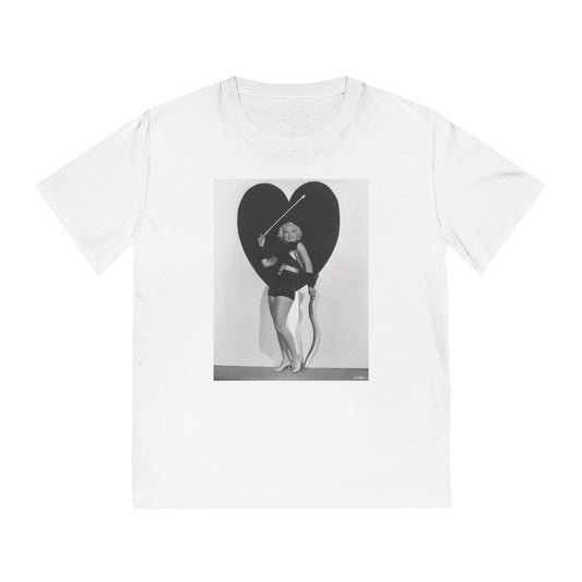 Vintage Valentine Rocker Heart Graphic T-Shirt