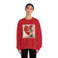 Cupid Vintage Heart Crewneck Sweatshirt
