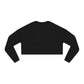 “Diamonds and Dreams” Graphic Women's Cropped Sweatshirt