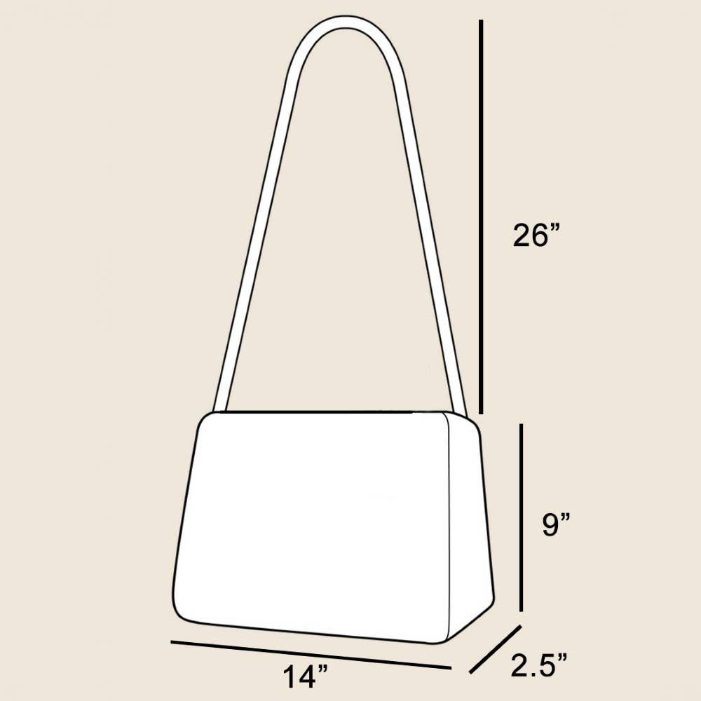 Semi Circle Straw Woven Hand Bag