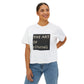 The Art of Loving Boxy Tee — Women's Graphic Crop T-Shirt