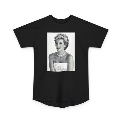 Vintage Princess Diana Graphic Urban Tee - Unisex Long Body T-Shirt
