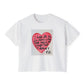 Love Overflow Boxy Tee — "I Have So So So Much Love For You" Heart Graphic