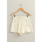 DZ24C377-D-ALL TIME FUN HIGH WAIST LINEN SHORTS