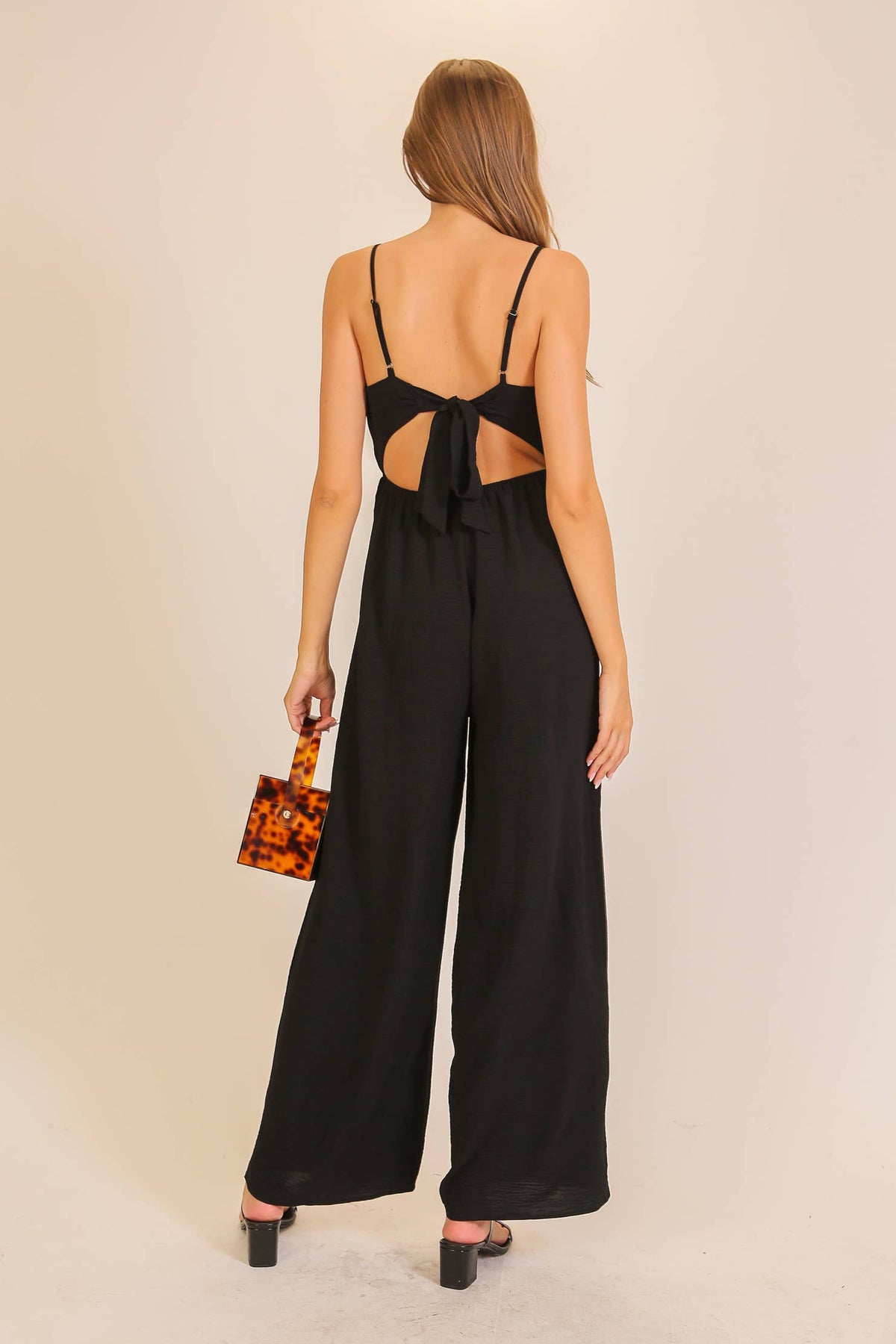Airflow Tie-Back Wide Leg Jumpsuit