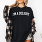 I'm A Delight, Funny, Minimal, Sassy, Aesthetic, Meme Shirt
