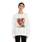 Cupid Vintage Heart Crewneck Sweatshirt