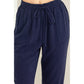 DZ23A546-Linen Drawstring Jogger Pants