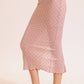 Boho Textured Maxi Skirt