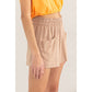DZ24C377-D-ALL TIME FUN HIGH WAIST LINEN SHORTS