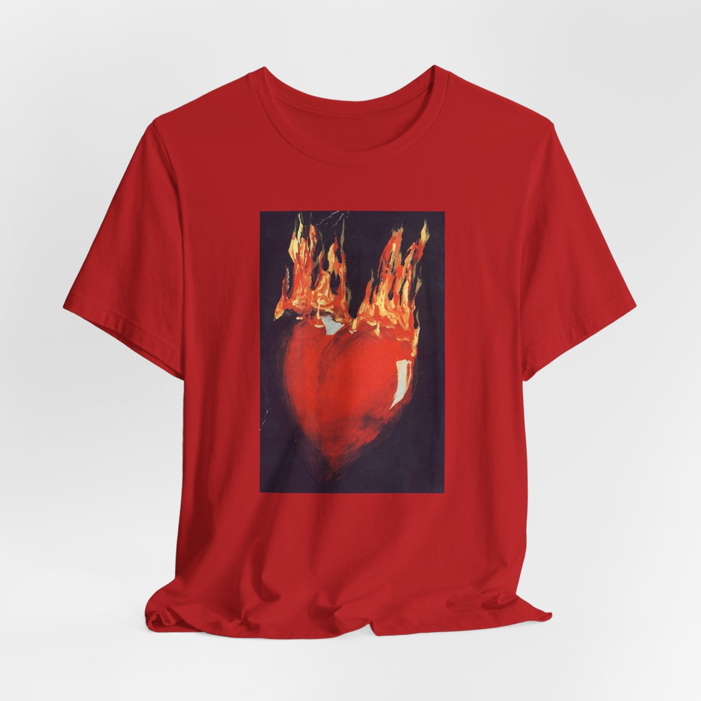 Burning Love Unisex Jersey Short Sleeve Tee