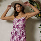 Floral Print Sleeveless Romper