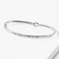 Inspirational Engraved Bangle "The Places You Will Go