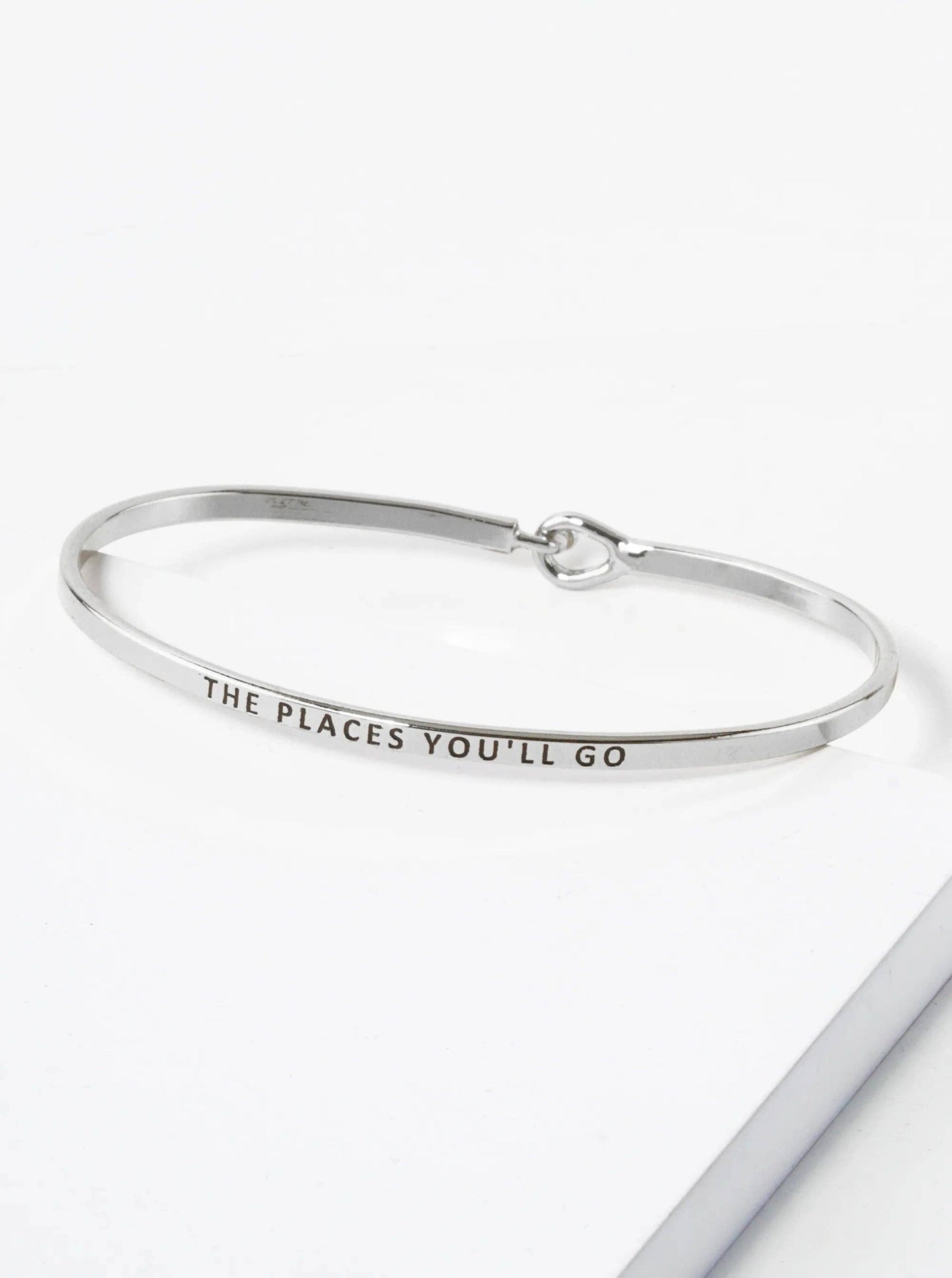 Inspirational Engraved Bangle "The Places You Will Go