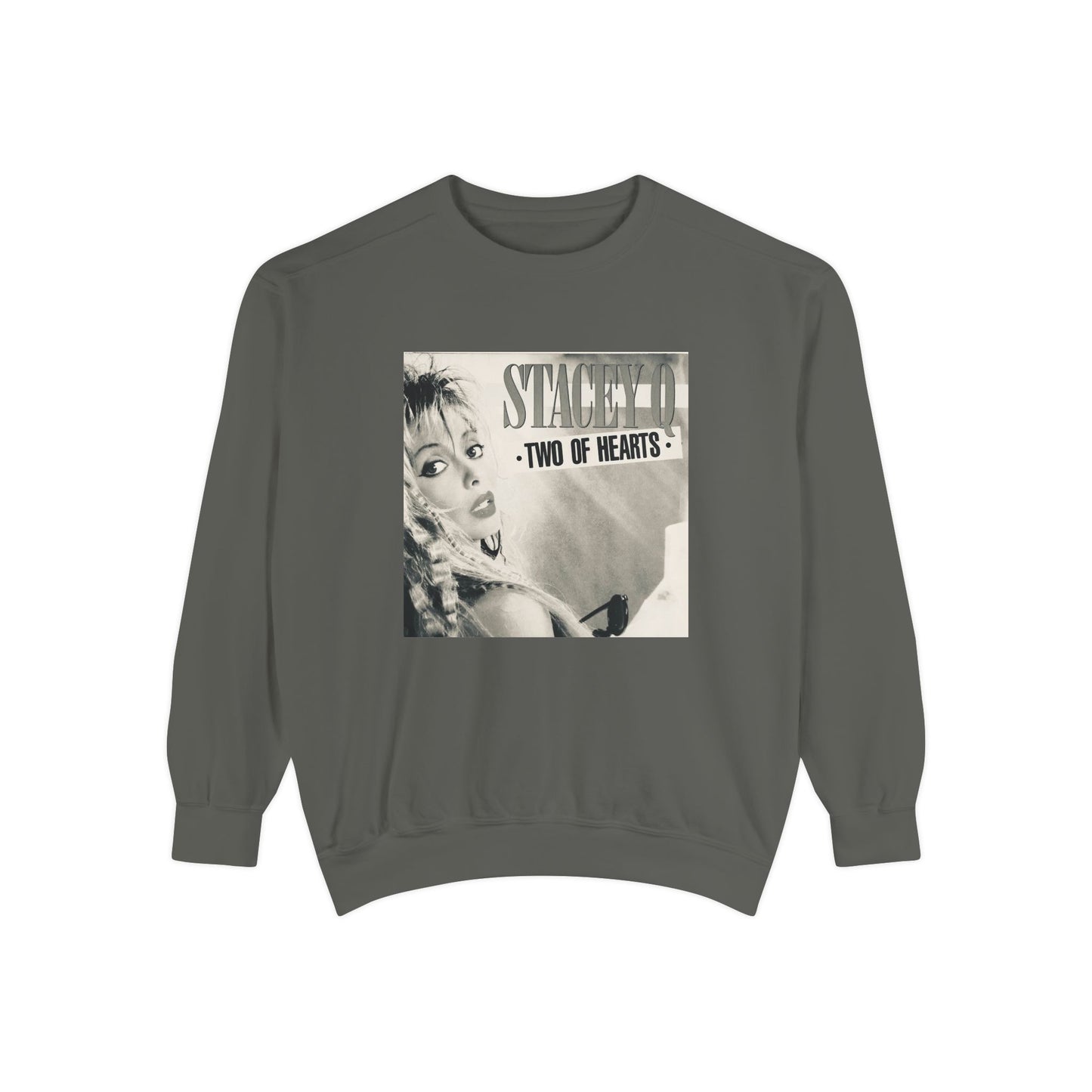 Vintage Pop Art Sweatshirt — "Two of Hearts" Graphic Crewneck