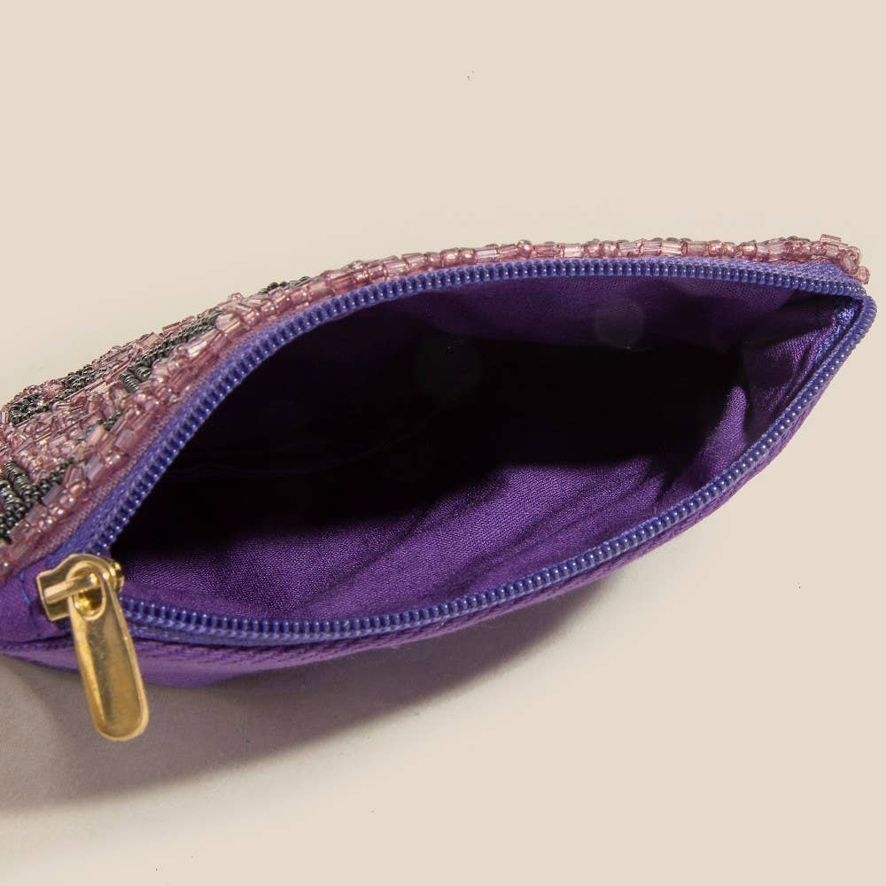 You Can't Afford Me Beaded Coin Purse