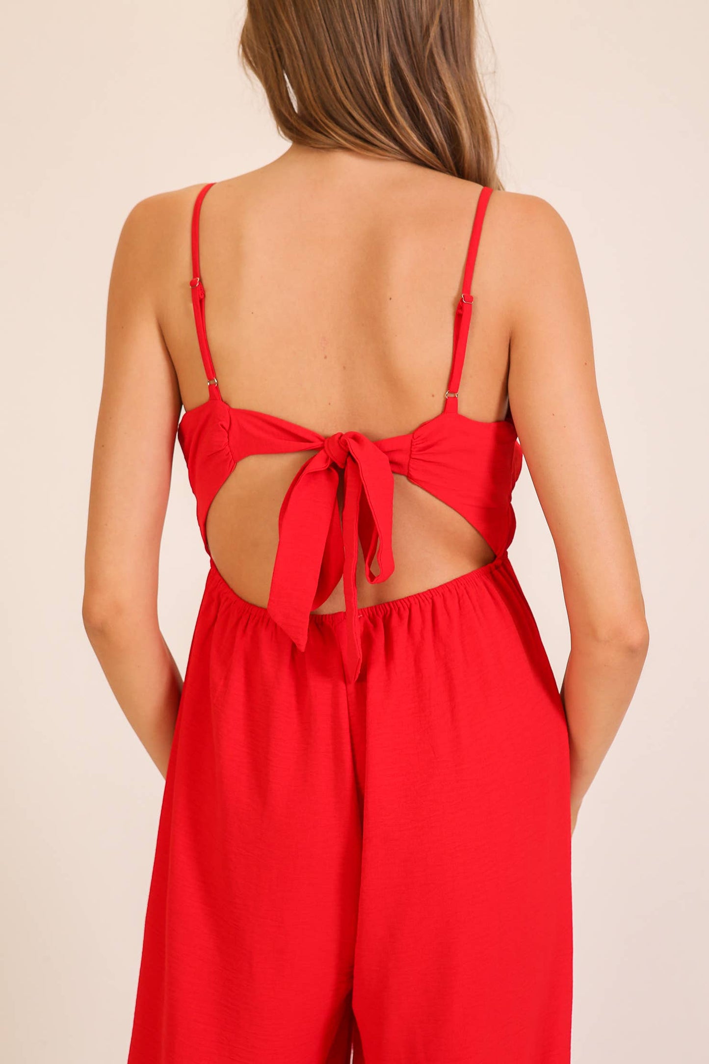 Airflow Tie-Back Wide Leg Jumpsuit