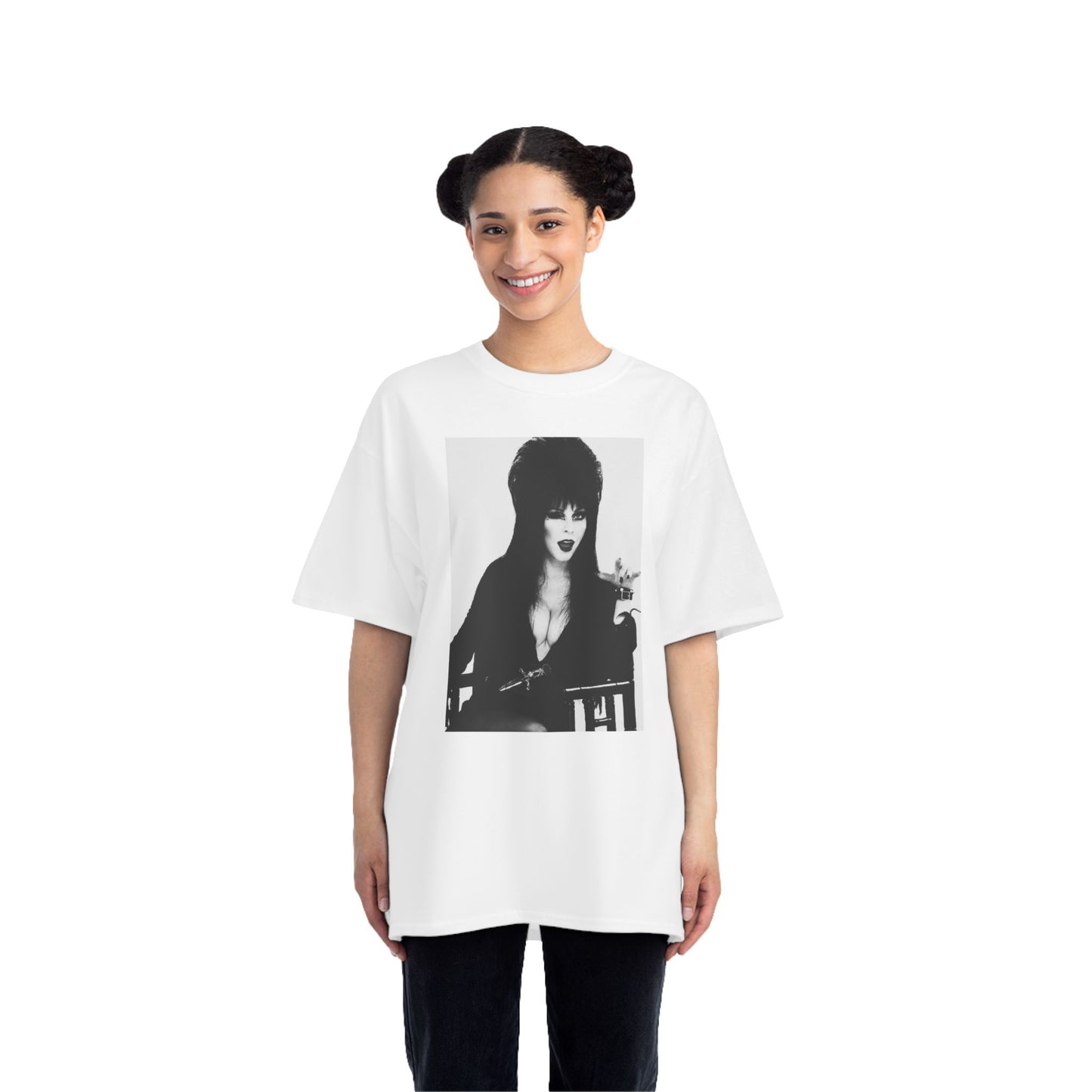 Vintage-Inspired Graphic T-Shirt - Elvira Design