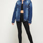 OVERSIZED COTTON DENIM JACKET